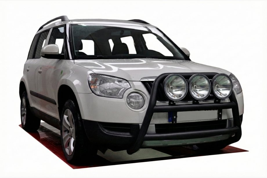 Skoda Yeti 2009-2017 Pałąk Przedni WT018 Czarny (Stal Nierdzewna) Image