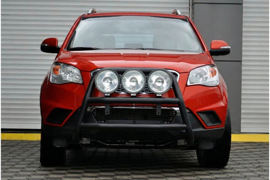 SsangYong Korando 2010-2019 Pałąk Przedni WT018 Czarny (Stal Nierdzewna) Image