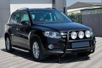 Volkswagen Tiguan 2007-2016 Pałąk Przedni WT018 Czarny (Stal Nierdzewna) zdjęcia 1