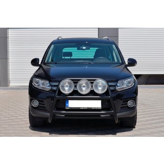 Pałąk Przedni WT018 Czarny (Stal Nierdzewna) Volkswagen Tiguan 2007-2016 zdjęcia 2