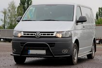 Volkswagen T5 2010-2015 Pałąk Przedni WT007ST Czarny (Stal Nierdzewna) zdjęcia 2