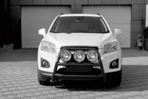Chevrolet Trax 2012-2023 Przedni Pałąk WT018 Czarny (Stal Nierdzewna) zdjęcia 2