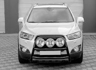 Chevrolet Trax 2012-2023 Przedni Pałąk WT018 Czarny (Stal Nierdzewna) zdjęcia 1