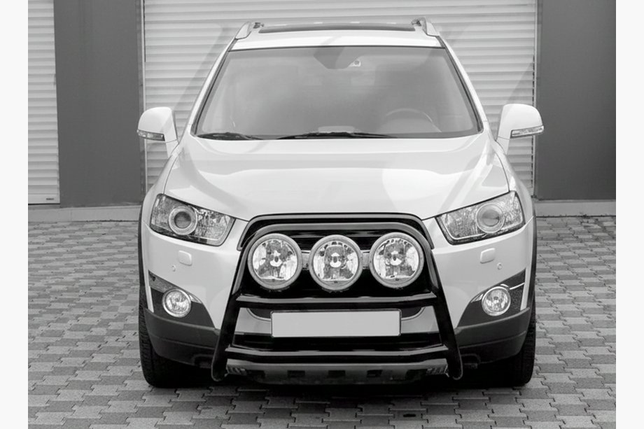 Chevrolet Trax 2012-2023 Przedni Pałąk WT018 Czarny (Stal Nierdzewna) Image