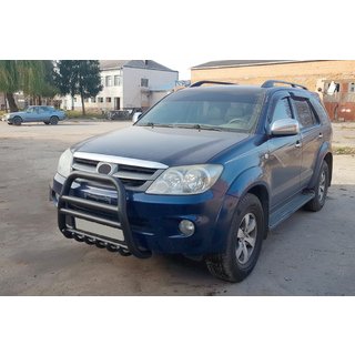 Pałąk Przedni F12-11 Czarny (Stal Nierdzewna) Toyota Fortuner 2006-2015 zdjęcia 1