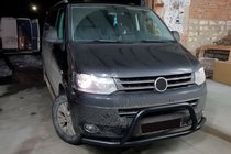 Volkswagen T5 2010-2015 Pałąk Przedni WT006ST Czarny (Stal Nierdzewna) zdjęcia 1