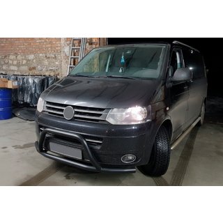 Pałąk Przedni WT006ST Czarny (Stal Nierdzewna) Volkswagen T5 2010-2015 zdjęcia 2