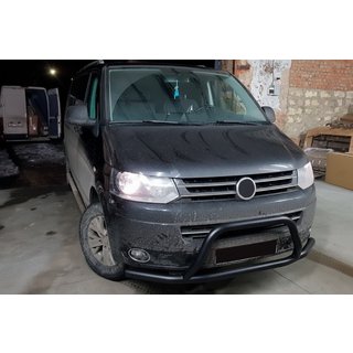 Pałąk Przedni WT006ST Czarny (Stal Nierdzewna) Volkswagen T5 2010-2015 zdjęcia 1