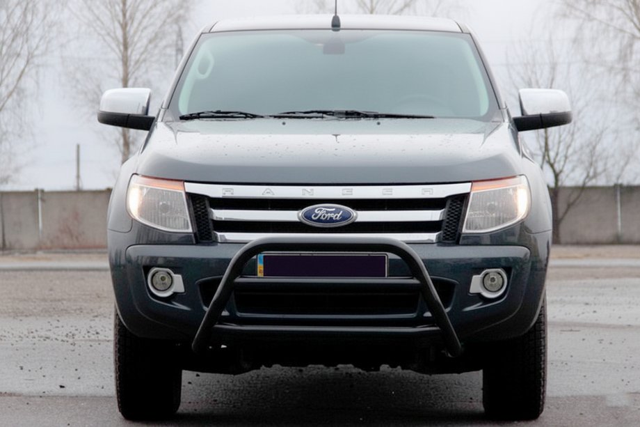 Ford Ranger 2011–2022 Osłona Przednia WT022 Czarna (Stal Nierdzewna) Image