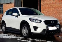 Mazda CX-5 2012-2017 Osłona Przednia WT021 Czarna (Stal Nierdzewna) zdjęcia 1