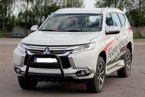 Mitsubishi Pajero Sport 2015- Pałąk Przedni WT008 Czarny (Stal Nierdzewna) zdjęcia 2