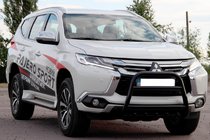 Mitsubishi Pajero Sport 2015- Pałąk Przedni WT008 Czarny (Stal Nierdzewna) zdjęcia 3