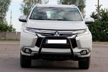 Mitsubishi Pajero Sport 2015- Pałąk Przedni WT008 Czarny (Stal Nierdzewna) zdjęcia 4