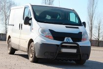 Opel Vivaro 2001–2015 Pałąk Przedni QT-Spec Czarny (Stal Nierdzewna) zdjęcia 2