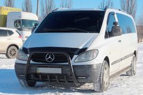 Mercedes Vito W639 2004-2014 Pałąk Przedni XL-WT025 Czarny (Stal Nierdzewna) zdjęcia 3