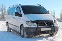 Mercedes Vito W639 2004-2014 Pałąk Przedni XL-WT025 Czarny (Stal Nierdzewna) zdjęcia 1
