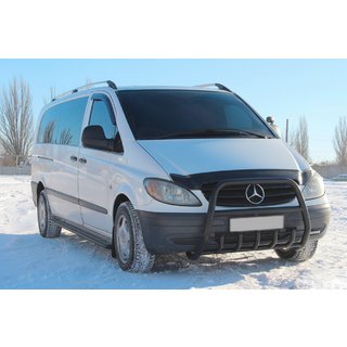 Pałąk Przedni XL-WT025 Czarny (Stal Nierdzewna) Mercedes Vito W639 2004-2014 zdjęcia 1