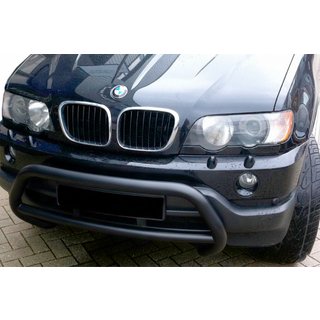 Pałąk Przedni WT015 Czarny (Stal Nierdzewna) BMW X5 E53 1999–2006