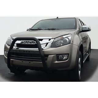 Osłona Przednia QT008 Czarna (Stal Nierdzewna) Isuzu D-Max 2011-2019