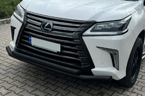 Lexus LX570/450d 2008-2022 Osłona Przednia ST014 Black (2015+, Stal Nierdzewna) zdjęcia 1