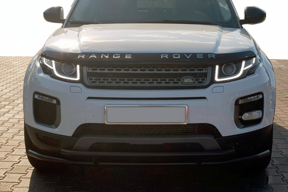 Range Rover Evoque 2012-2018 Osłona Przednia ST014-1 Czarna (Stal Nierdzewna) Image