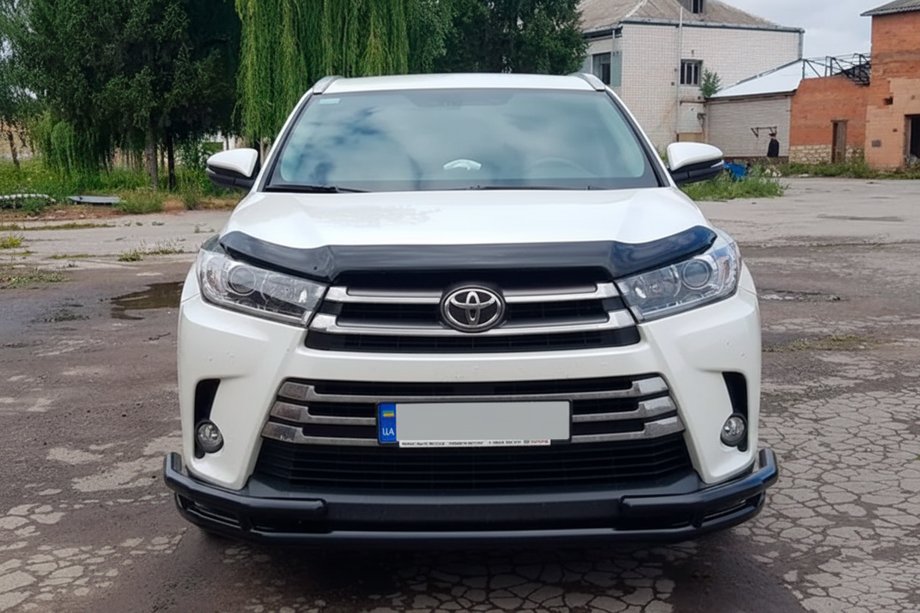 Toyota Highlander 2013-2019 Pałąk Przedni ST-Special Black (Stal Nierdzewna) Image