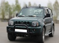 Suzuki Jimny 1998-2018 Pałąk Przedni F2-01 Czarny (Stal Nierdzewna) zdjęcia 3