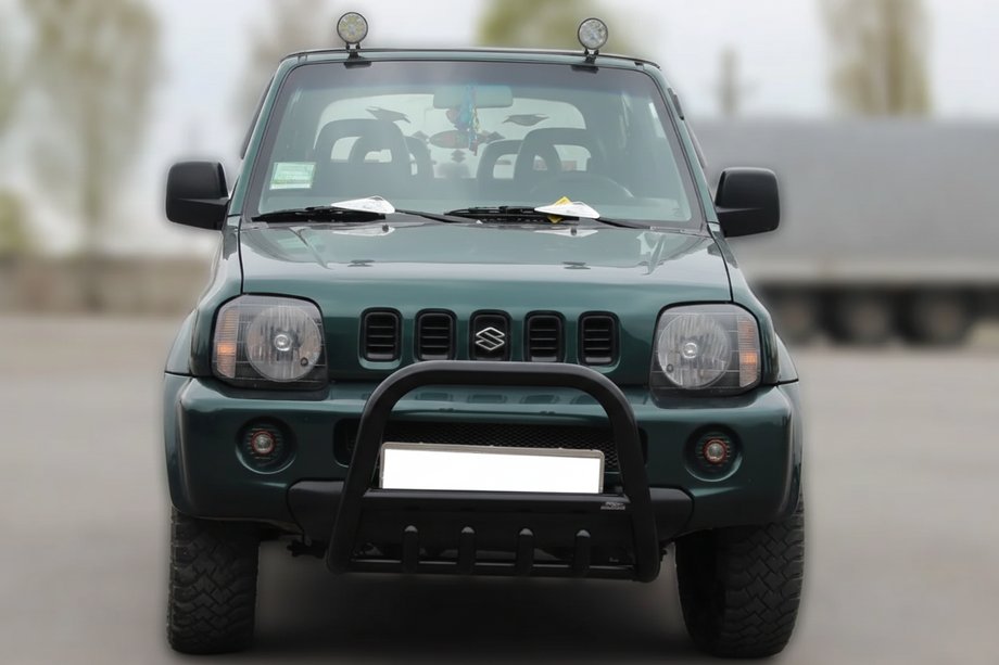 Suzuki Jimny 1998-2018 Pałąk Przedni F2-01 Czarny (Stal Nierdzewna) Image