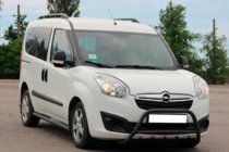 Opel Combo 2012-2018 Pałąk przedni Black (stal nierdzewna) zdjęcia 2
