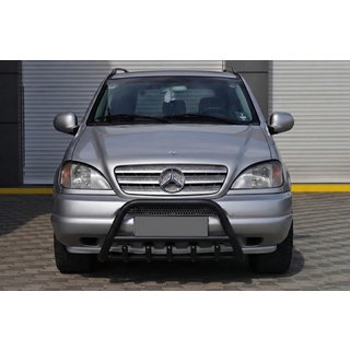Pałąk przedni Black (stal nierdzewna) Mercedes ML W163 1997-2005 zdjęcia 4