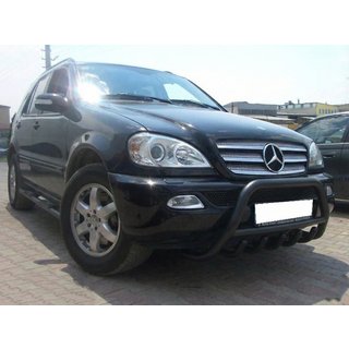 Pałąk przedni Black (stal nierdzewna) Mercedes ML W163 1997-2005 zdjęcia 1