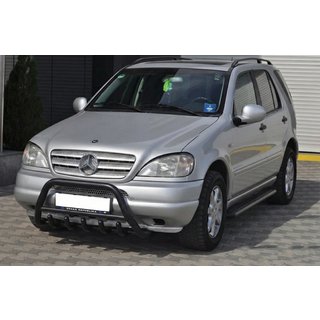 Pałąk przedni Black (stal nierdzewna) Mercedes ML W163 1997-2005 zdjęcia 3