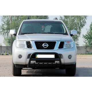 Pałąk Przedni WT008 Czarny (Stal Nierdzewna) Nissan Pathfinder R51 2005-2014 zdjęcia 3
