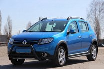 Dacia Sandero 2013-2020 Przedni Pałąk WT006 Czarny (Stal Nierdzewna) zdjęcia 5
