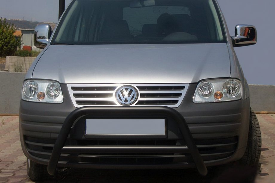 Volkswagen Caddy 2004-2010 Pałąk Przedni WT005 Czarny (Stal Nierdzewna) Image