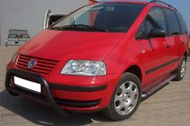 Volkswagen Sharan 1995-2010 Pałąk Przedni WT005 Czarny (Stal Nierdzewna) zdjęcia 1