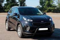 Kia Sportage 2015-2021 Pałąk Przedni WT006 Czarny (Stal Nierdzewna) zdjęcia 2