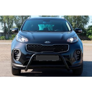 Pałąk Przedni WT006 Czarny (Stal Nierdzewna) Kia Sportage 2015-2021 zdjęcia 4
