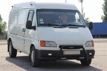 Ford Transit 1991-2000 Pałąk Przedni WT006 Czarny (Stal Nierdzewna) zdjęcia 1