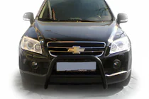 Chevrolet Captiva 2006-2019 Przedni Pałąk WT005 Czarny (Stal Nierdzewna) zdjęcia 1