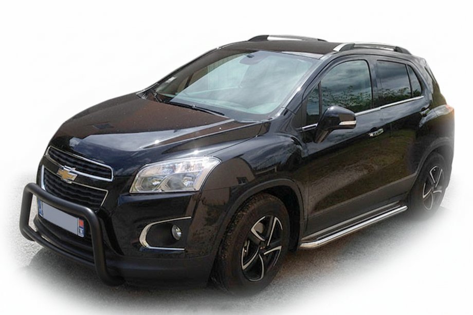 Chevrolet Trax 2012-2023 Przedni Pałąk WT005 Czarny (Stal Nierdzewna) Image