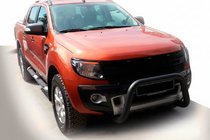 Ford Ranger 2011–2022 Osłona Przednia WT005 Czarna (Stal Nierdzewna) zdjęcia 1