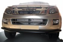 Isuzu D-Max 2011-2019 Osłona Przednia ST014 Czarna (Stal Nierdzewna) zdjęcia 1