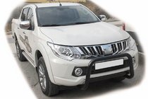 Mitsubishi L200 2015-2024 Pałąk Przedni WT005 Czarny (Stal Nierdzewna) zdjęcia 1