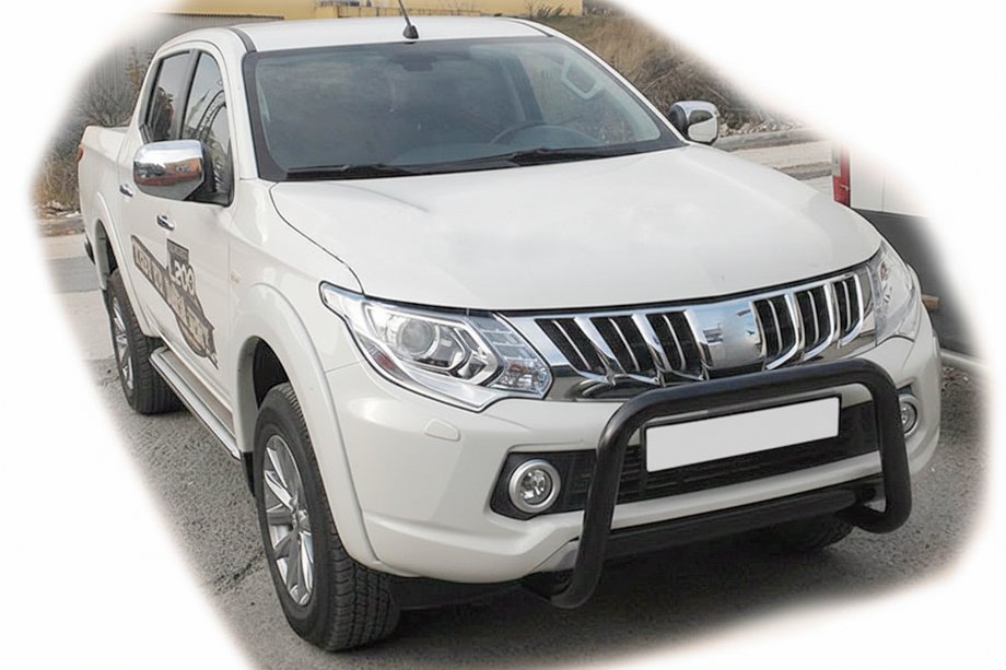 Mitsubishi L200 2015-2024 Pałąk Przedni WT005 Czarny (Stal Nierdzewna) Image