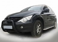 SsangYong Action 2005-2018 Pałąk Przedni WT005 Czarny (Stal Nierdzewna) zdjęcia 1