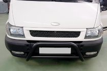 Ford Transit 2000–2014 Pałąk Przedni WT006 Czarny (Stal Nierdzewna) zdjęcia 1