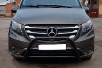 Mercedes Vito/V-class W447 2014- Pałąk Przedni WT006 Czarny (Stal Nierdzewna) zdjęcia 3