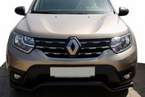 Dacia Duster 2018-2024 Osłona Przednia WT008 Czarna (Stal Nierdzewna) zdjęcia 2