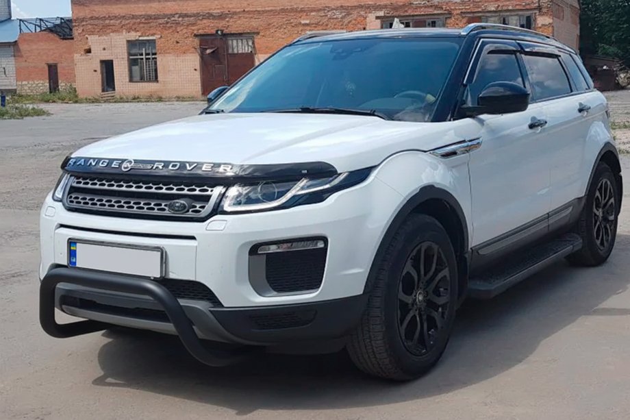 Range Rover Evoque 2012-2018 Pałąk Przedni WT005 Czarny (Stal Nierdzewna) Image